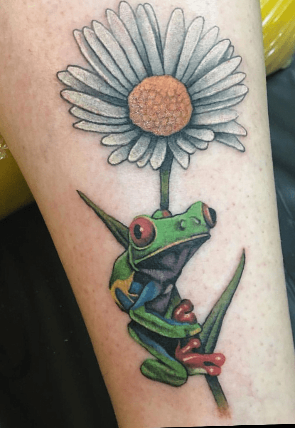 Tree Frog Tattoo Design