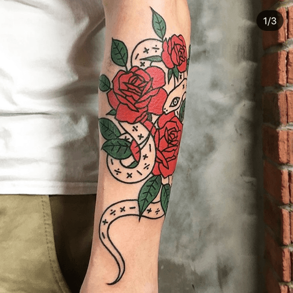 Tattoo from Hybrid Ink Busan