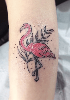 flamingo tattoo 🍃