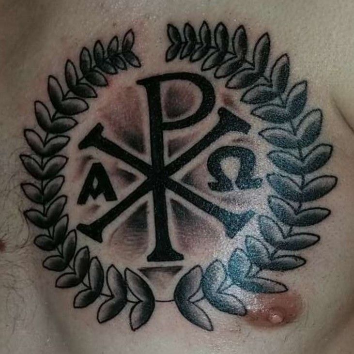 50 Chi Rho Tattoo Designs And Meanings 2021  Spiritustattoocom  Chi  rho tattoo Tattoo designs and meanings Alpha omega tattoo