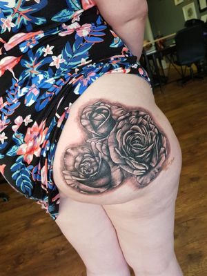 Rose Cover up of a name! 