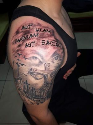 Illusion Jesus tattoo
