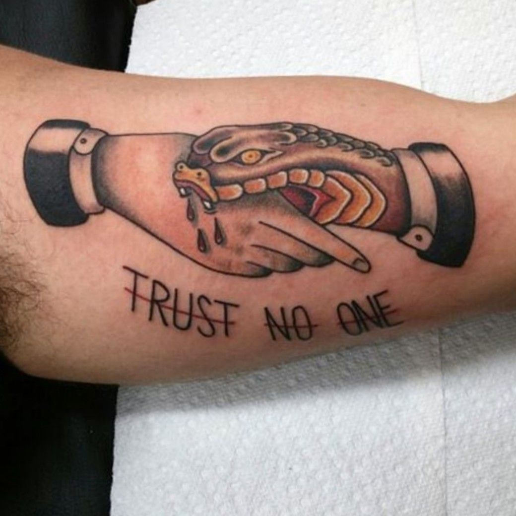 33 Trust No One Tattoo Design Ideas  The XO Factor