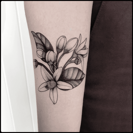 Orange Blossom Flower Tattoo by riorileytattoo  Tattoogridnet