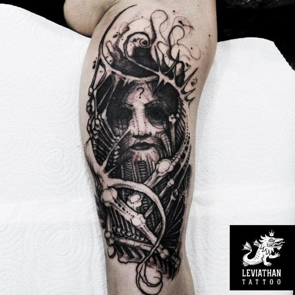 Tattoo from Leviathan Tattoo