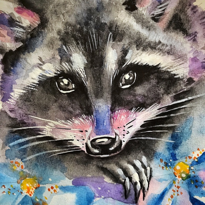 Tattoo uploaded by polina_niki • #акварель #flowers #flowersart #raccoon#raccoonsketch #tattoosketch #watercolor #wotercolorart #artwork #арт #эскиз#рисунок #картинка #рисую #art #эскизтату #графика #raccoonart #енот#sketch #design #illustration ...