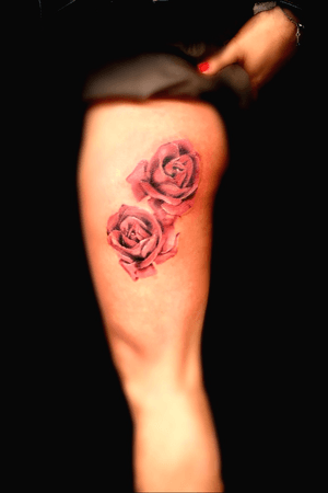 Rose flower tattoo 