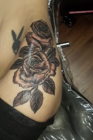 Left roses done