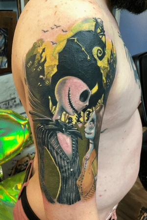 Nightmare before christmas cover up in progress