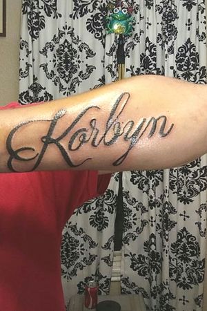 Newest addition My sons name