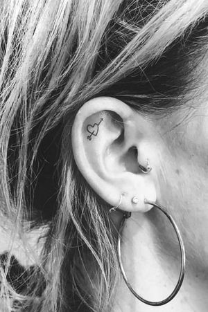 ear tattoo, not for everyone 