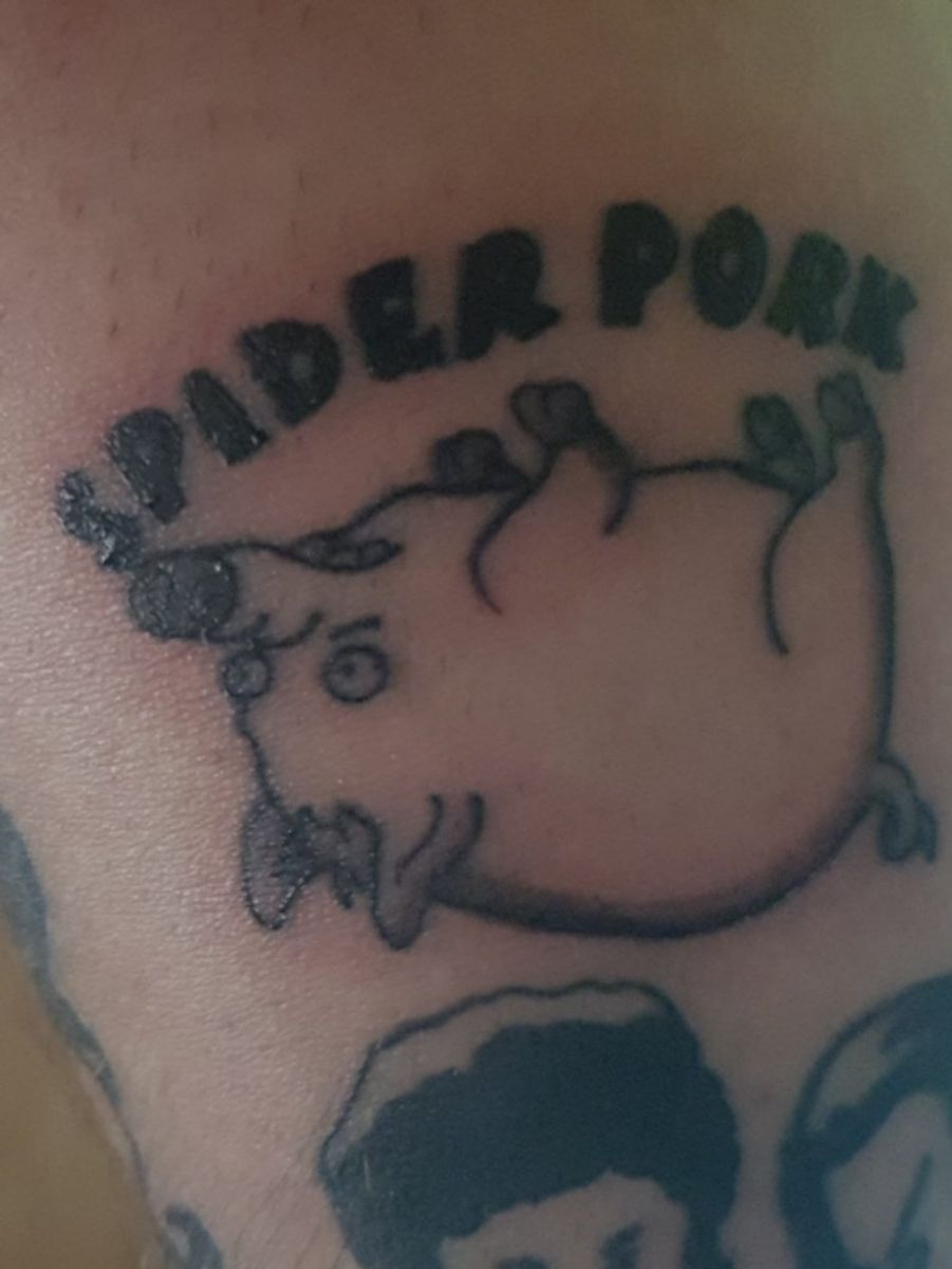 Tattoo uploaded by Alessandro Capoccetti • Spider Pork • Tattoodo