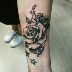 Two roses tattoo