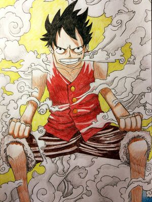 Luffy Tatto Sample based on Chapter 1044 #luffy : r/OnePiece