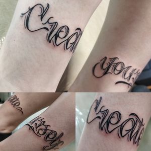 Create yourself lettering
