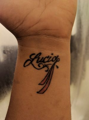 This was my first tattoo. This woman ment the world to not only me but the entire family. I miss you mi Abuelita.
