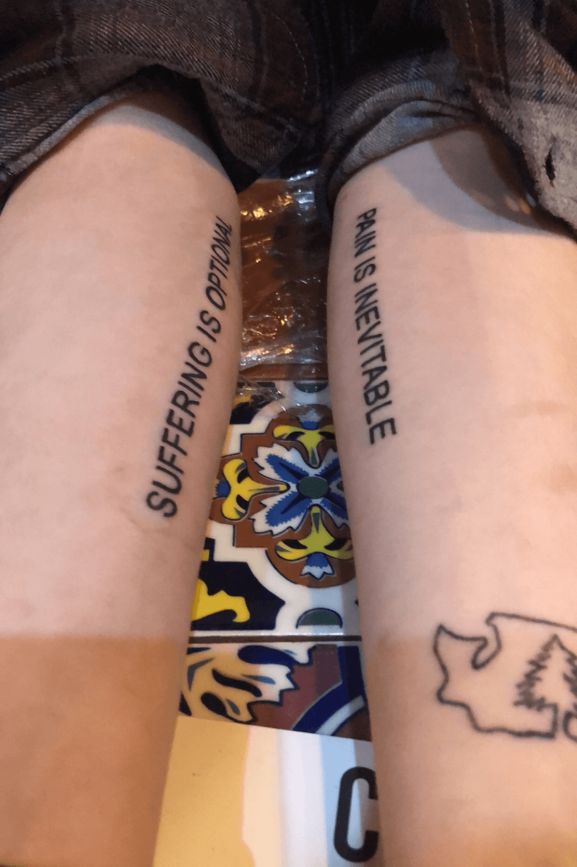 OC After surviving a suicide attempt in 2019 I promised myself these  tattoos finally had the courage to get them  rMadeMeSmile