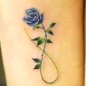 Blue rose infinity