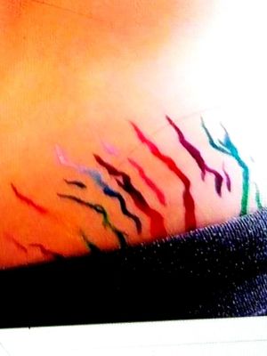 Stresh marks "tiger stripes"rainbow 🌈