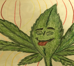 #cartoon #color #colour #weed #marijuana #high #stonertattoos #stonertattoo #potleaf #pot 
