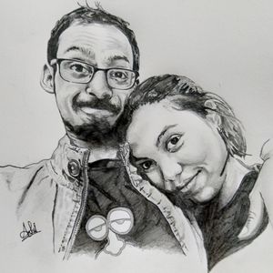 Sketch of a couple