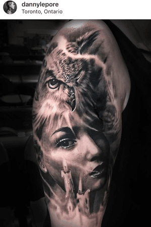 #owl #women done by Dannylepore 