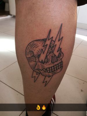 Tête de mort made in FTW tattoo
