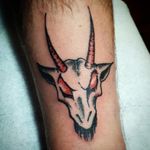 Death Metal Goat #goat #goattattoos #deathmetal #tattoo #feminism #femaletattooartist #veganink #vegantattoo #losangeles #makittaboom 