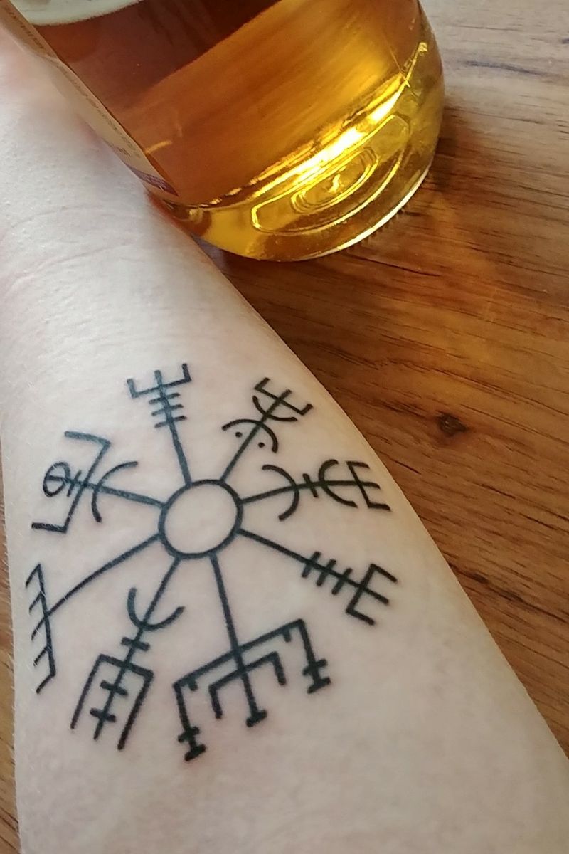 Tattoo uploaded by Coreen Harbin • My Vegvisir Tattoo done in Banff