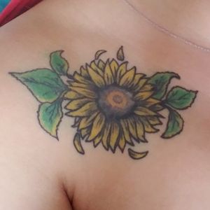 Faded Sunflower. 