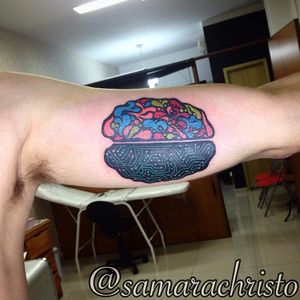#brains #technology #colorful #colortattoo #circuits 