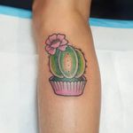 Cupcake cactus #cactustattoo #cactus #cupcake #cupcaketattoo #femaletattooartist #latinatattooartist #feminist #veganink #vegantattoo #losangeles #makittaboom 