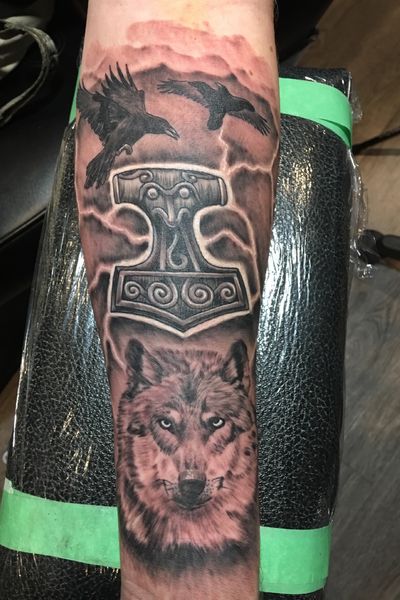 viking odin tattoos