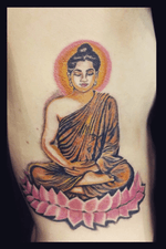#buddha #buddhatattoo #buddhism #color #tattoooftheday 