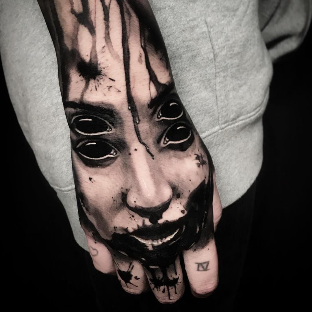 Pin by Víctor Parra on dibujos  Scary tattoos Dark art tattoo Evil  tattoos