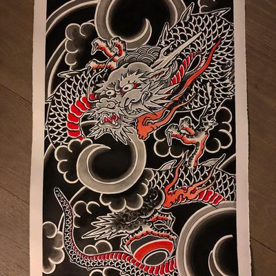 Japanese Dragon Tattoo: Artistic Fusion of Mystery and Power