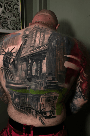 #coveruptattoo  in progree #nyc by @bmurphysart 