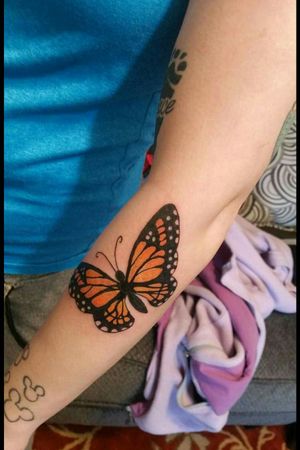 Monarch butterfly #butterflytattoo #monarchbutterfly 