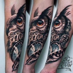 @ad_pancho is taking bookings this Month, just a few days available! E-mail the studio for inquiries; info@needle-art.nl @iqtattoogroup #iqtattoo #tat #tatt #tattoo #tattoos #tattooart #tattooartists #color #colortattoo #realistic #realismtattoo #realistictattoo #owltattoo #clocktattoo #beautifultattoo #ink #inked #inkedup #inklife #inklovers #inkstagram #ink_sta_gram #amazingart #amazingartists #amazingtattoo #instatattoo #instalike #art #gorinchem #netherlands 