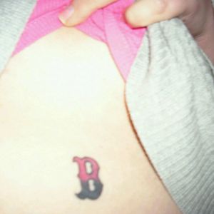 Red Sox tattoo...artist did not do it how I wanted it, but I still love it!