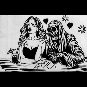 Another example of death and his boo 💃🏻☠️