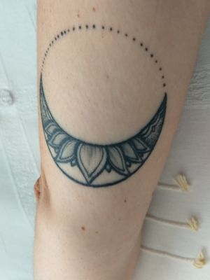 #moon and #ornamentaltattoo by Christophe CIT 