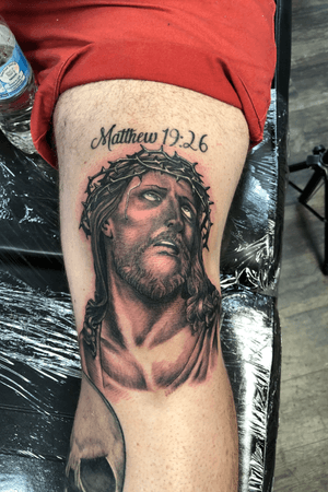 Jesus on the knee
