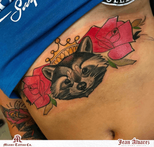 Raccoon by our resident artist JeantattooartText or call  305-393-1950 to book your consultations today!Would you like to see more from Jean Alvarez? Comment below!==#miamitattooco