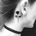 Little rose silhouette I done! #rose #tattoo #blackwork #smalltattoo #rosesilhouette #blackink #uktattoo #plymouth #devon #tattooartist 