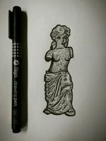 Preciosa Venus. Diseño Venus de Milo. #Inkvan #linework #Puntillismo #Tattoo #Dotwork #Venus