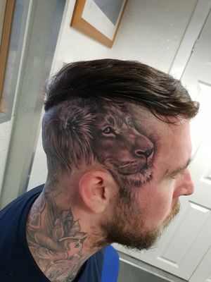 Lion head tattoo #lion #liontattoo #headtattoo #tattoo 