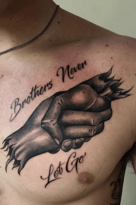 Brother tattoos done a couple weeks back by therealelgato  Flickr