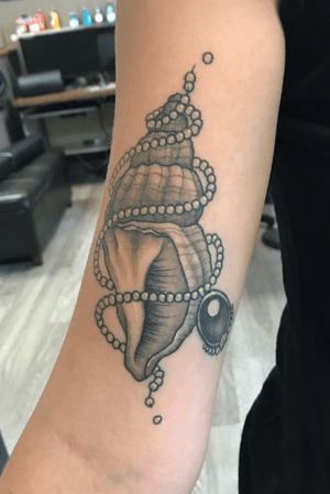 Healed seashell - inner arm