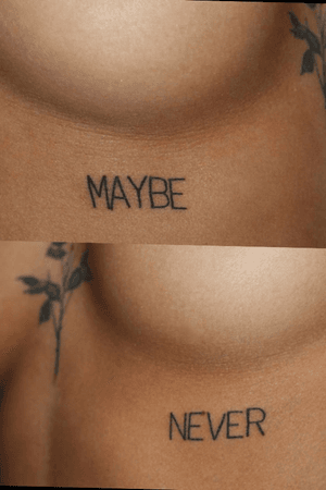 #maybe #never #tattoo2me 